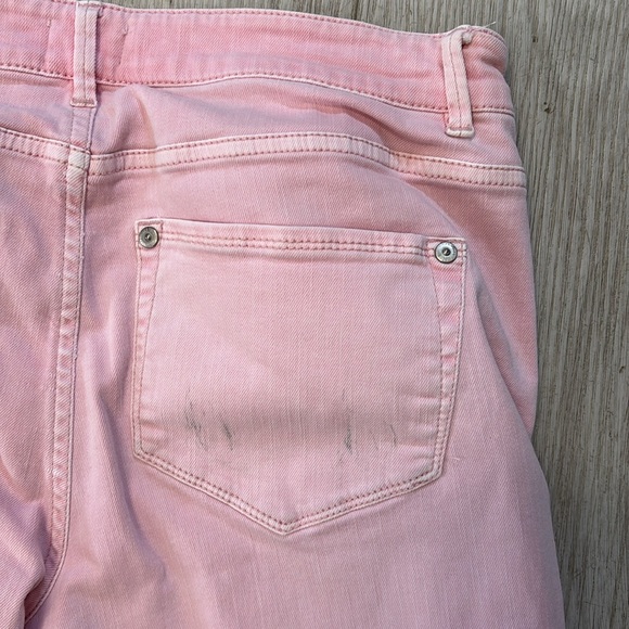 J. Jill Denim Authentic Fit Cropped Jeans in Light Pink size 6 - Picture 13 of 13